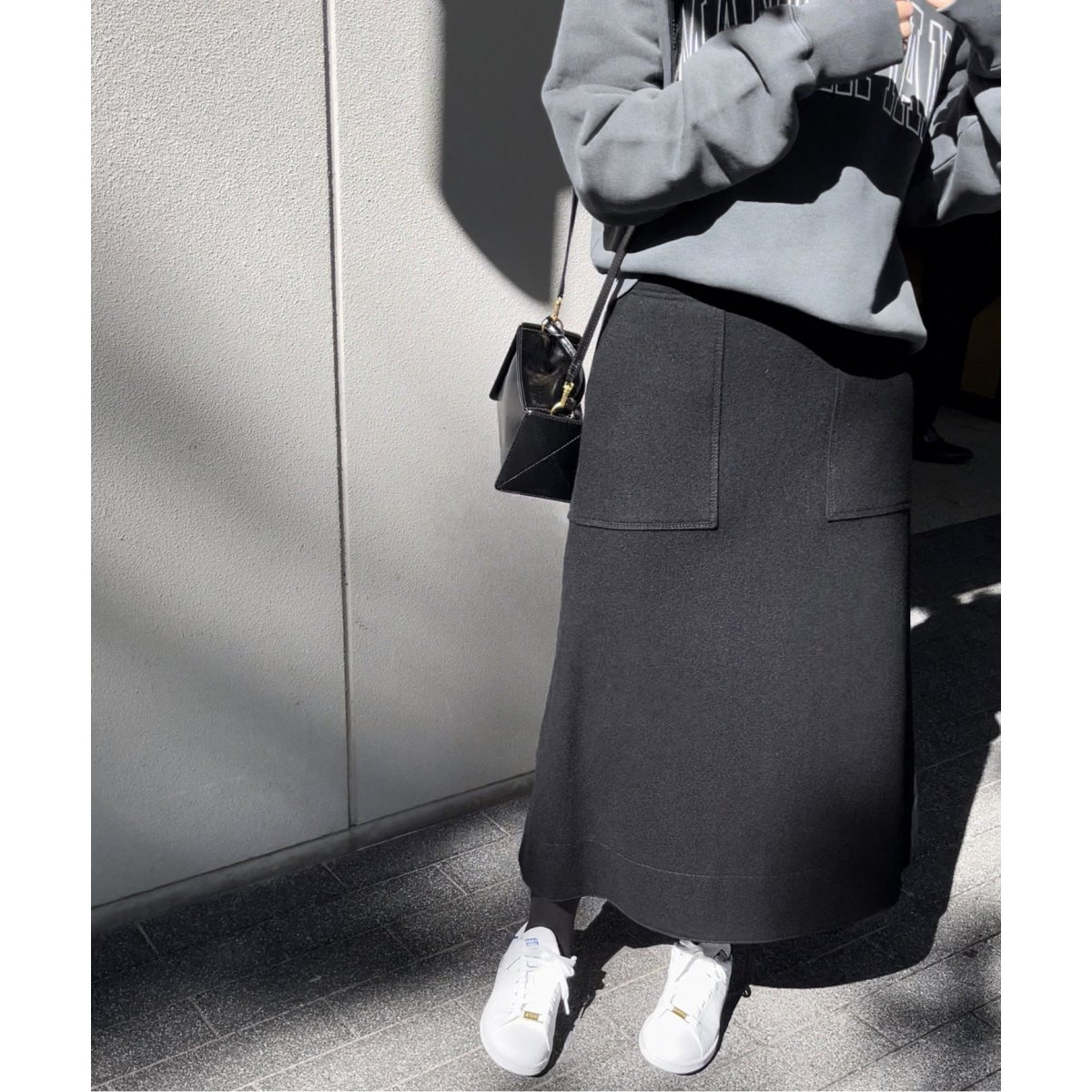 ビーバーメルトントラペーズスカート | スピック＆スパン(Spick and