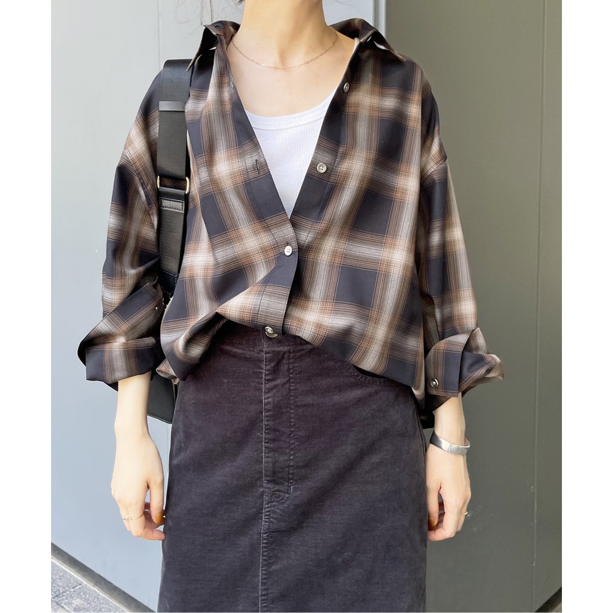 TRツイルチェックシャツ | スピック＆スパン(Spick and Span) | マルイ