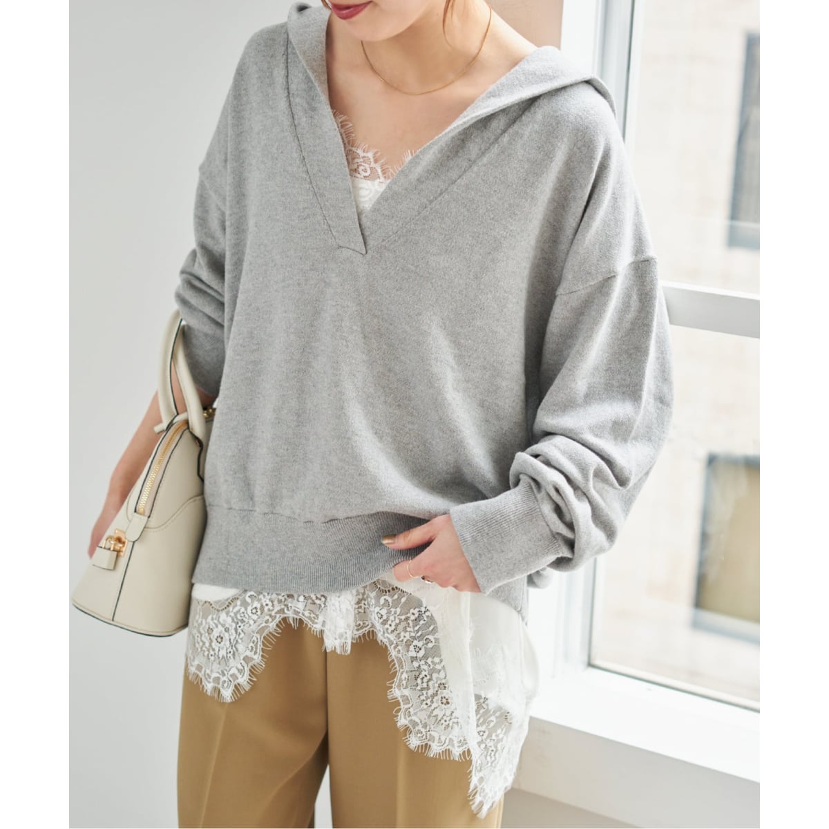 WEB限定 / 追加3》クロシェニットキャミソール | スピック＆スパン