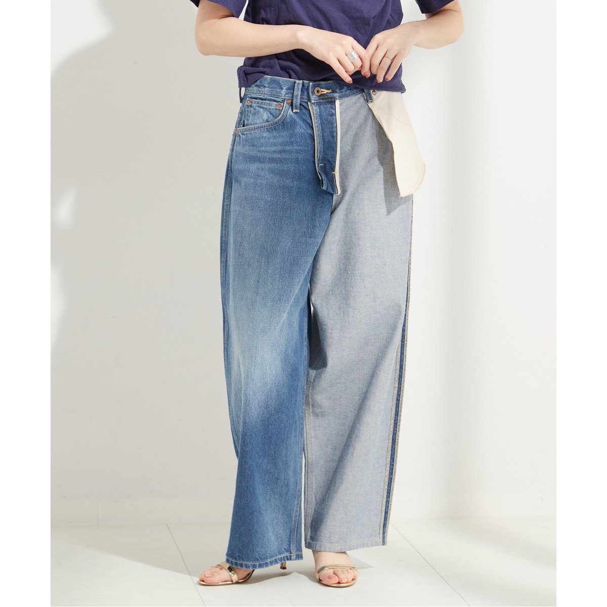 別注》【INSCRIRE*LEE*LESSAGE】COWBOY/RIDERSPANTS：デニム