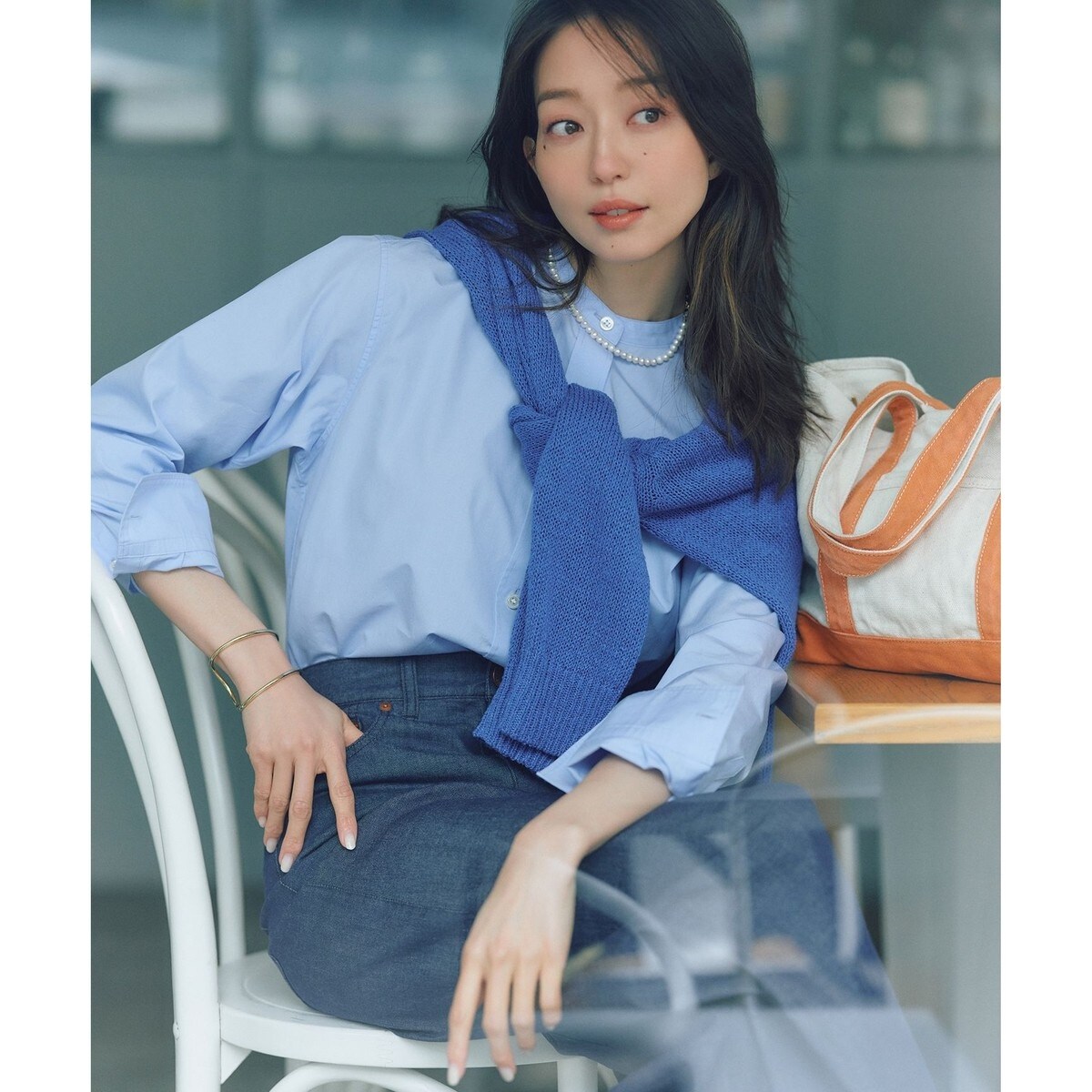 CANCLINI バンドカラー シャツ | 23区(23KU) | マルイウェブチャネル