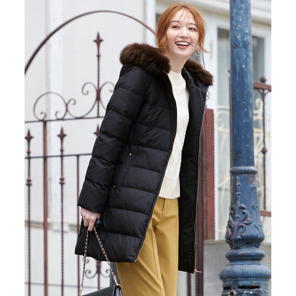 撥水】エコファイバーミックス ロング ダウン | エニィスィス(ANY SIS