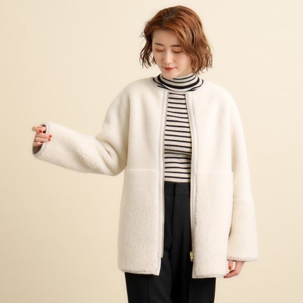 リバーシブル】ボアフェイクムートンコート【S3Lサイズ】 | グローブ