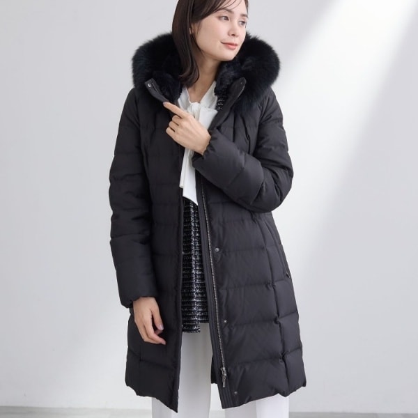 名品／撥水／抗菌防臭】ロング丈リサイクルダウンコート