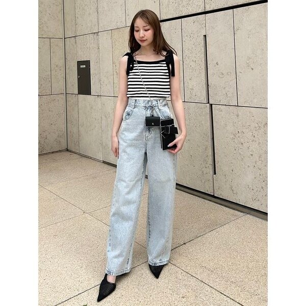 ハイウエストワイドデニムパンツ | フレイ アイディー(FRAY I.D