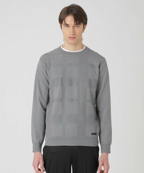 セール】 コンフィーシャドーチェックニット （ニット・セーター