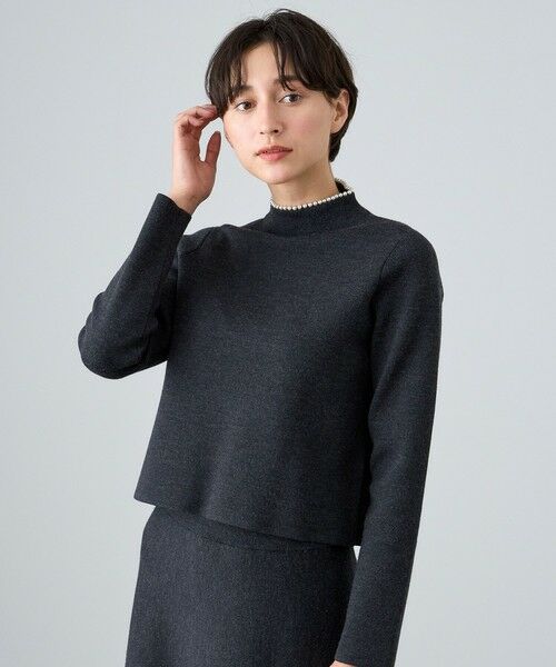 セール】 ファインメリノパールネック プルオーバー （ニット