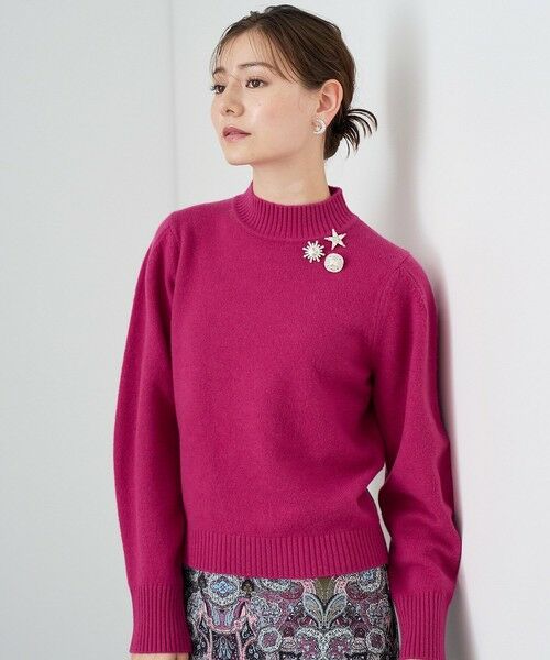 セール】 ウールカシミヤビジュー プルオーバー （ニット・セーター