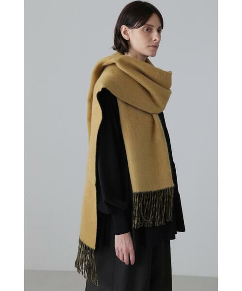 カシミヤリバーシブルストール （服飾雑貨）｜ADORE / アドーア