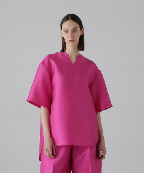 セール】 ◇シルキーダブルクロスブラウス （シャツ・ブラウス