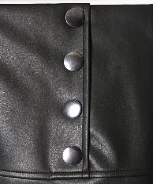 セール】 エコレザーフレアスカート （ミニ・ひざ丈スカート）｜GRACE