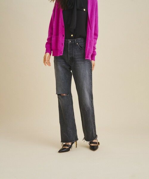 セール】 クラッシュデニムパンツ （デニムパンツ）｜GRACE