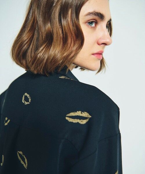 セール】 リップモチーフショートシャツ （シャツ・ブラウス）｜GRACE