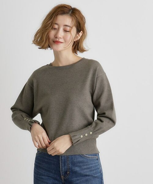 セール】 タックスリーブニット （ニット・セーター）｜grove