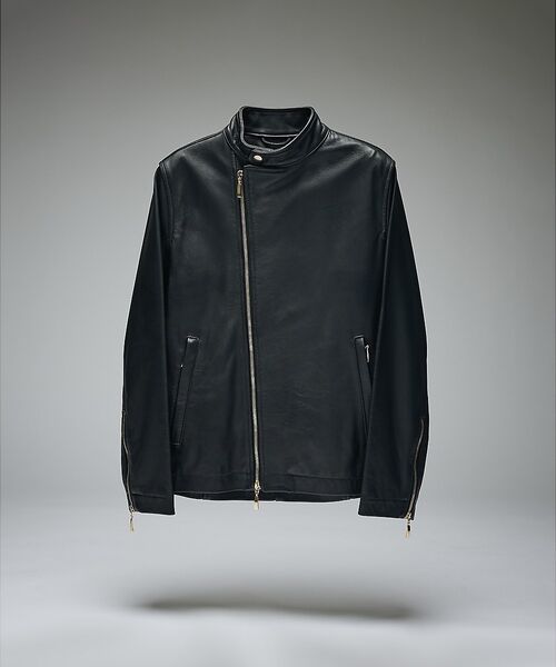 セール】 セミダブル ライダースジャケット （レザーブルゾン