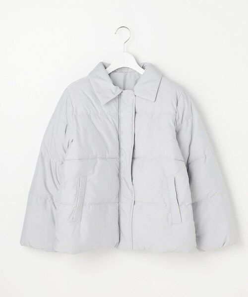 セール】 ファーカラー付き・ダウン見え中綿 ジャケット （ダウン