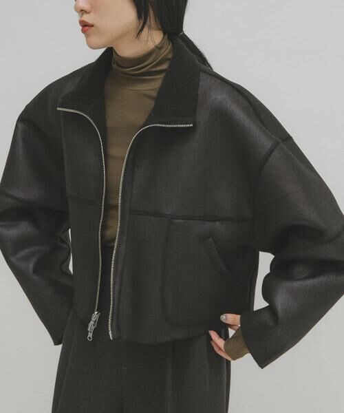 セール】 リバーシブルボアジャケット （その他アウター）｜KBF