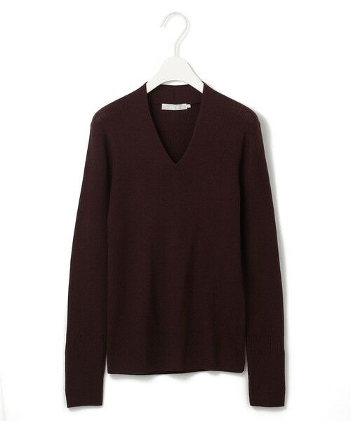 新色追加・洗える】エクストラファインメリノ Vネックプルオーバー