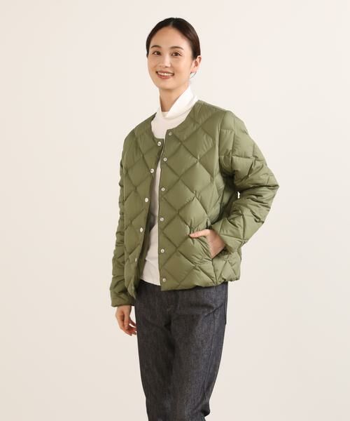 クルーネックダウンジャケット《TAION & LIMONTA EAST》 （ダウン