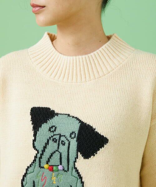セール】 Familia 犬モチーフニットプルオーバー （ニット・セーター