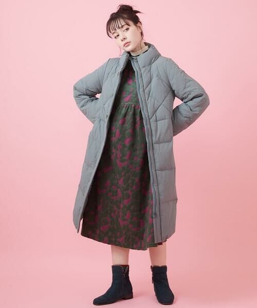 セール】 ナイロンワッシャーロングダウンコート （ダウンジャケット