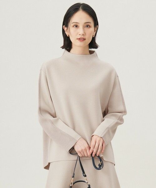 セットアップ対応・洗える】ウールミラノボトルネック ニット （ニット