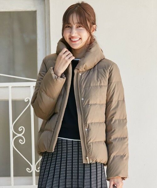 セール】 【洗える】撥水ショールカラー ダウンコート （ダウン