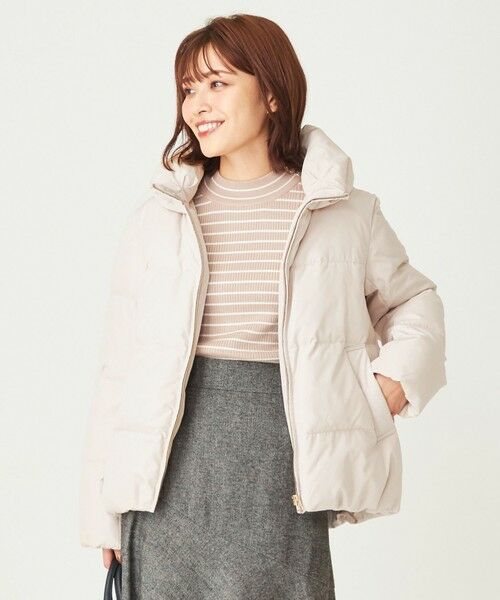 セール】 【撥水】エコファイバーミックスショート ダウン （ダウン