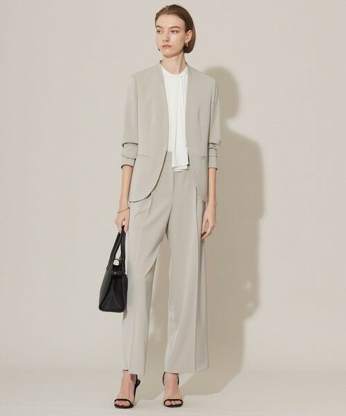 新色追加・防シワ・速乾・洗える】Fied ノーカラージャケット （その他