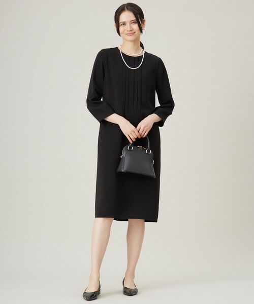 セットアップ対応・洗える】トリアセダブルクロス ワンピース （ロング