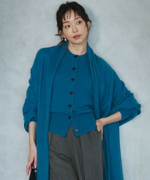 セール】 【Oggi掲載/洗える】ピュアカシミヤ ニットカーディガン