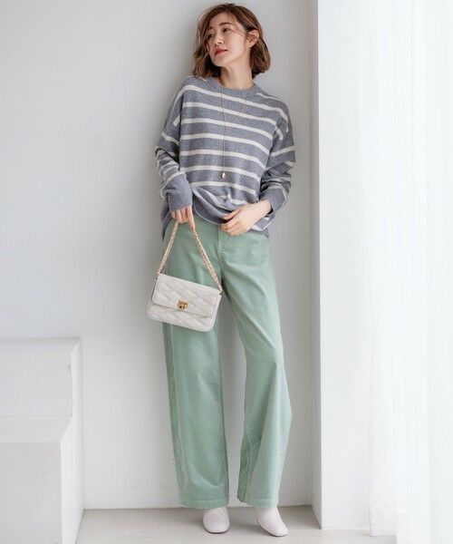 セール】 【Oggi2月号掲載/洗える】ピュアカシミヤ クルーネック