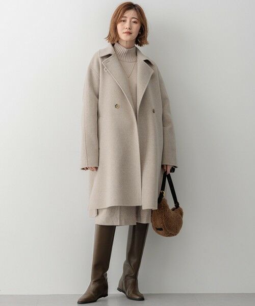 滝沢眞規子さん着用/Oggi掲載】MANTECOPure リバーコート （その他