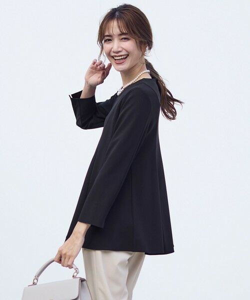 洗える】セレモニーダブルクロス ブラウス （シャツ・ブラウス）｜L