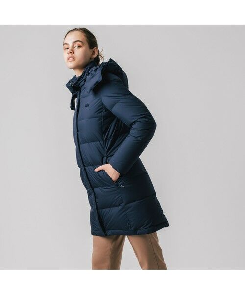 セール】 フード脱着ダウンコート （その他アウター）｜LACOSTE