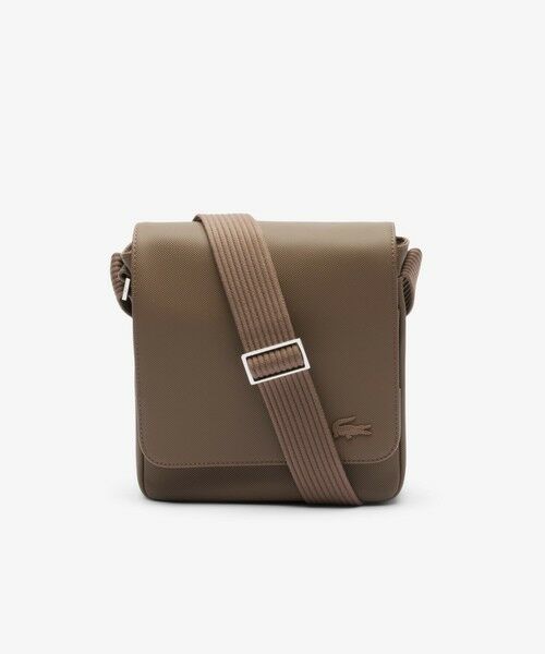 メンズクラシック スリムフラップサッチェルバッグ / ショルダーバッグ