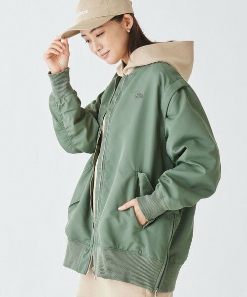 セール】 2WAY 撥水 デタッチャブルスリーブボンバージャケット