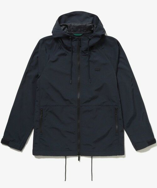 撥水防風 ドロストコード フーデッド ナイロンブルゾン / マウンテン