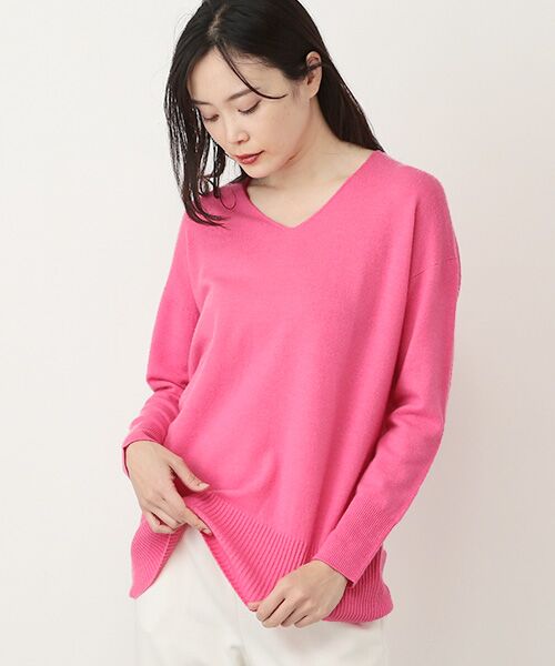 セール】 ソフトウールVネックニット （ニット・セーター）｜MOGA