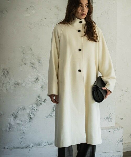 セール】 スタンドカラーラムウールコート （ダッフルコート）｜MAYSON