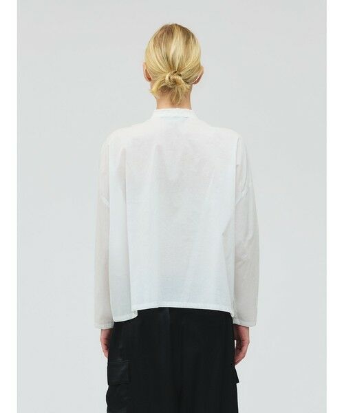 mizuiro ind レーススタンドカラーワイドシャツ （シャツ・ブラウス
