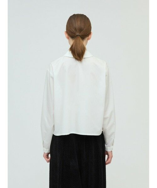 セール】 mizuiro ind ダブルカラーシャツ （シャツ・ブラウス