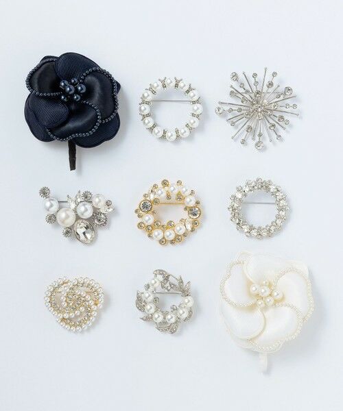 VERY3月号掲載】パールリング ブローチ （ブローチ・コサージュ）｜23