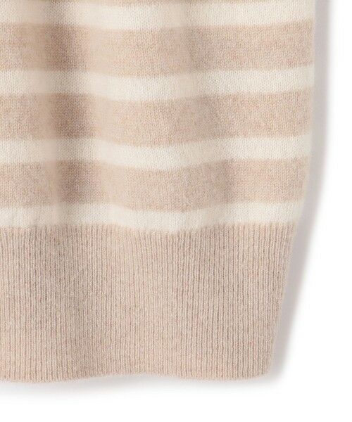 セール】 【洗える】ピュアカシミヤ ボーダー ニット （ニット