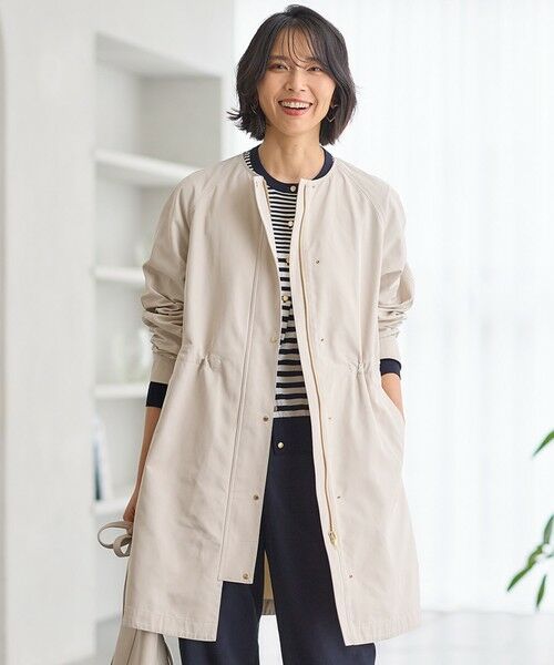 セール】 【撥水加工】ライトツイル ノーカラーコート （その他