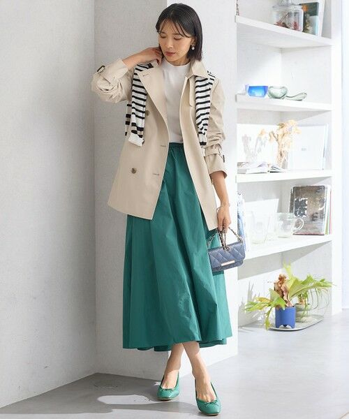 セール】 【洗える】ルミエールタフタ フレアスカート （ミニ・ひざ丈