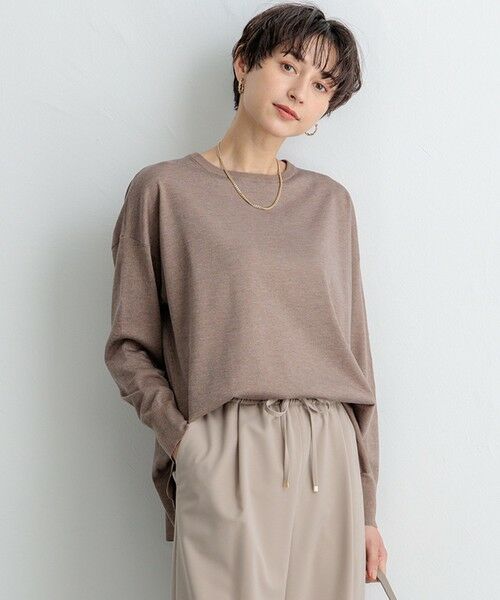 セール】 【洗える】オータムシャイニー ニット （ニット・セーター