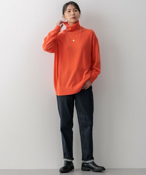 セール】 ピュアカシミヤ タートルネック ニット （ニット・セーター