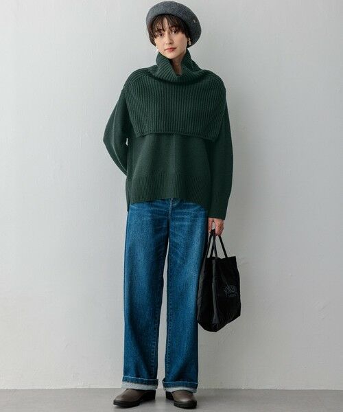 洗える】カシミヤブレンド クルーネック ニット （ニット・セーター