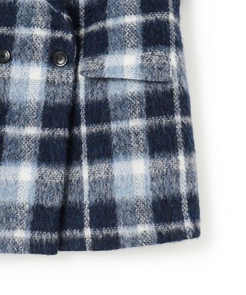 セール】 【一部店舗限定】アルパカシャギーチェック コート